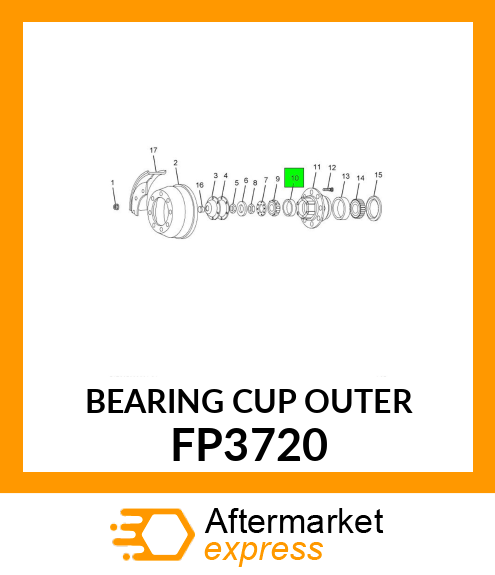 BEARING CUP OUTER FP3720