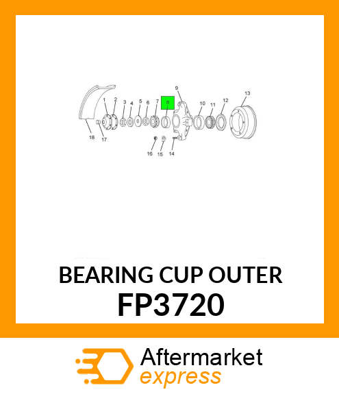 BEARING CUP OUTER FP3720