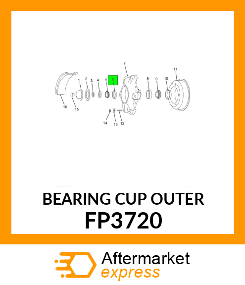 BEARING CUP OUTER FP3720