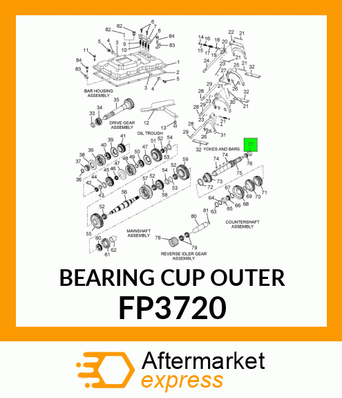 BEARING CUP OUTER FP3720