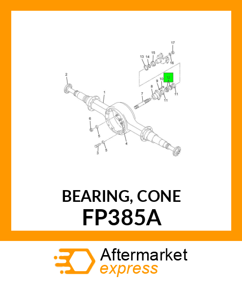 BEARING, CONE FP385A