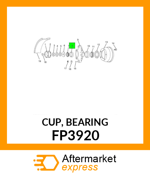 CUP, BEARING FP3920