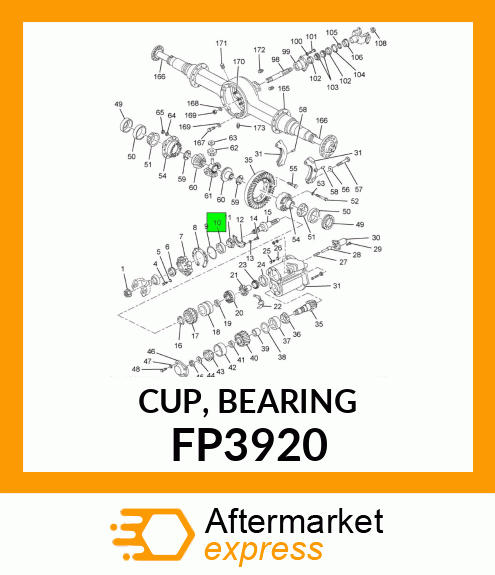 CUP, BEARING FP3920