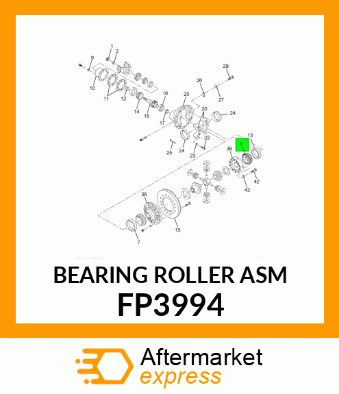 BEARING ROLLER ASM FP3994