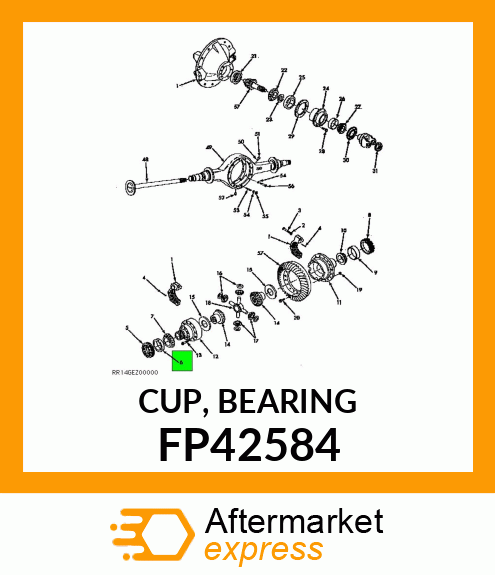 CUP, BEARING FP42584