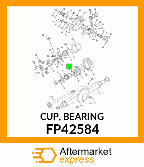 CUP, BEARING FP42584