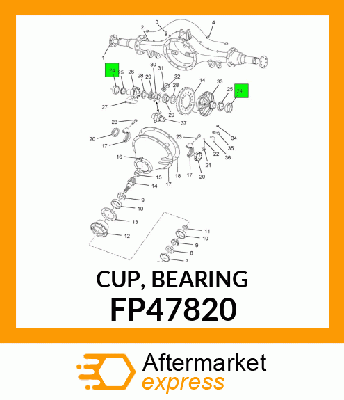 CUP, BEARING FP47820