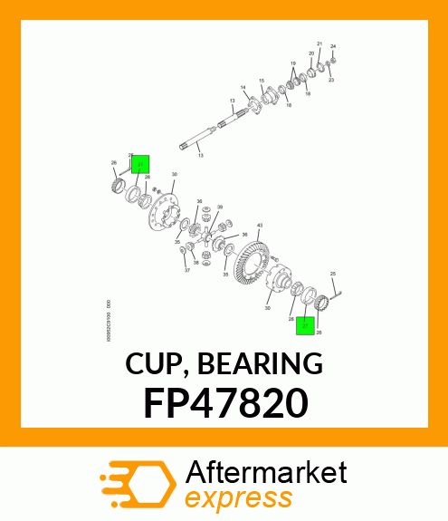 CUP, BEARING FP47820