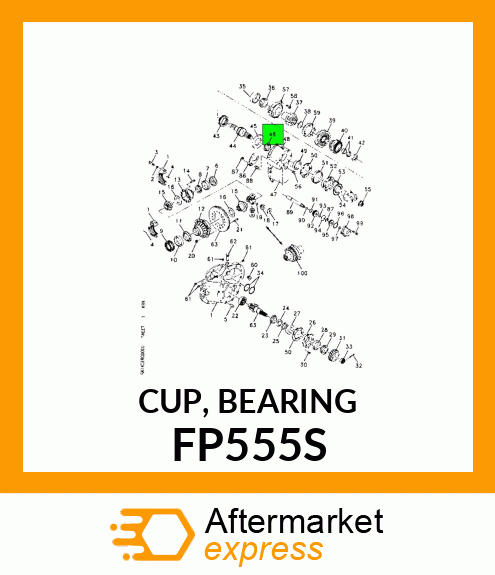 CUP, BEARING FP555S