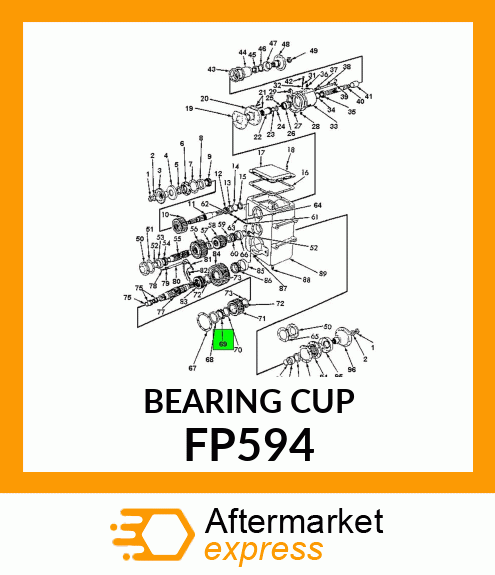 BEARING CUP FP594