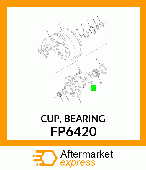 CUP, BEARING FP6420