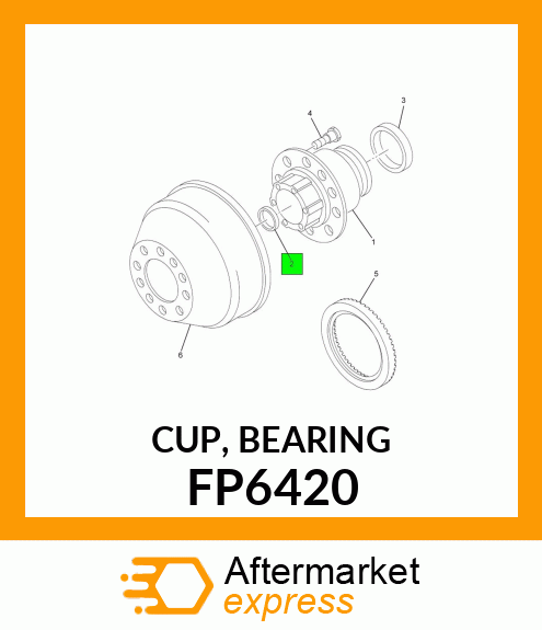 CUP, BEARING FP6420