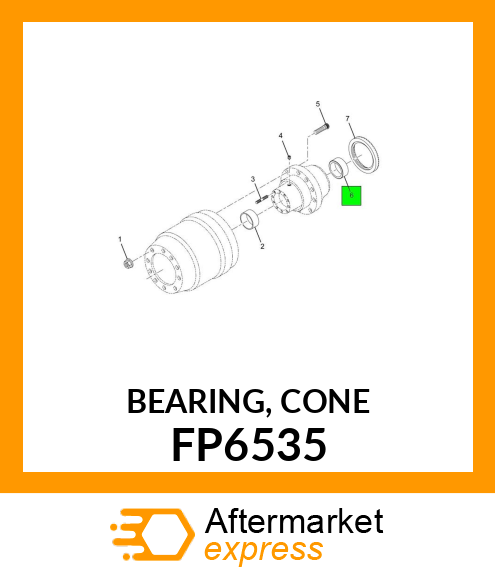 BEARING, CONE FP6535