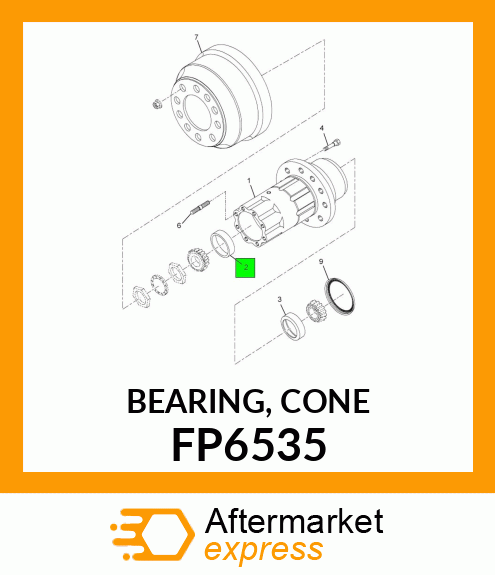 BEARING, CONE FP6535