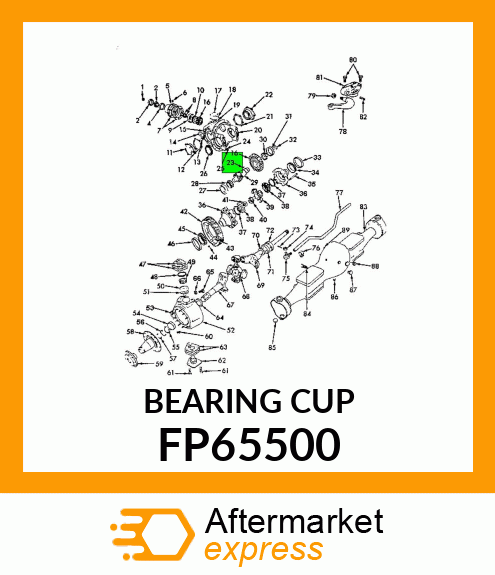 CUP, BEARING FP65500