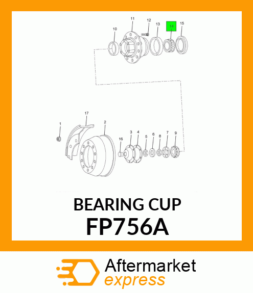 BEARING CUP FP756A