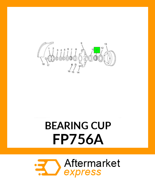 BEARING CUP FP756A