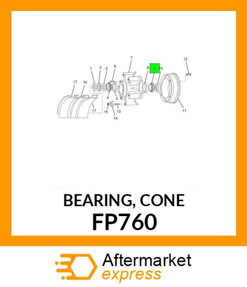 BEARING, CONE FP760