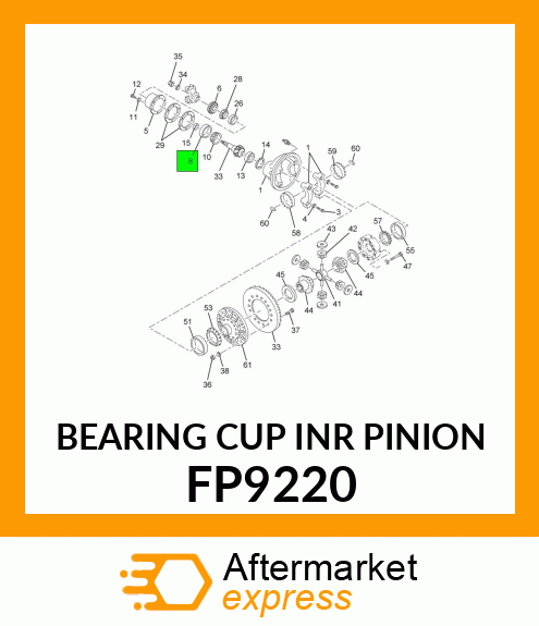 BEARING CUP INR PINION FP9220