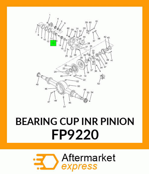 BEARING CUP INR PINION FP9220