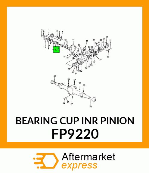 BEARING CUP INR PINION FP9220