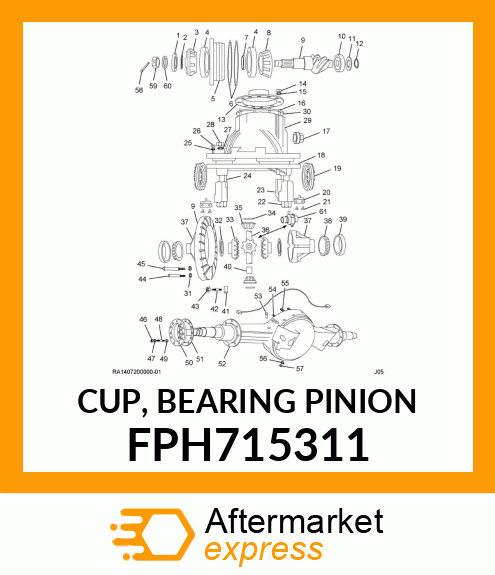 CUP, BEARING PINION FPH715311