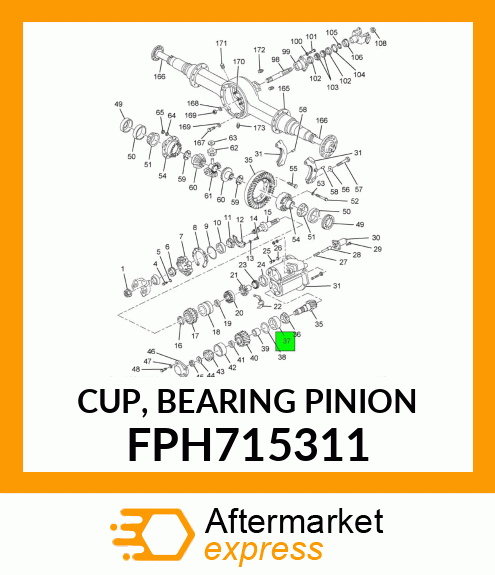 CUP, BEARING PINION FPH715311