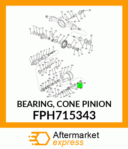 BEARING, CONE PINION FPH715343