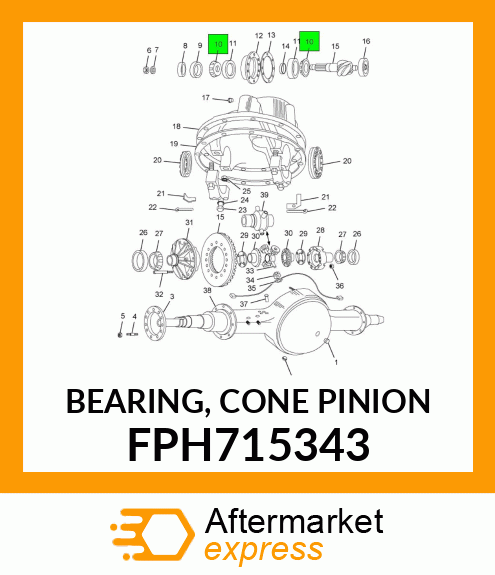 BEARING, CONE PINION FPH715343