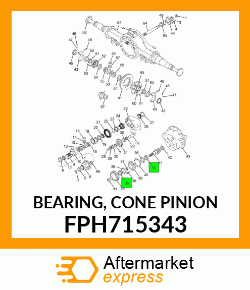 BEARING, CONE PINION FPH715343