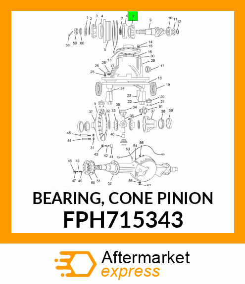 BEARING, CONE PINION FPH715343