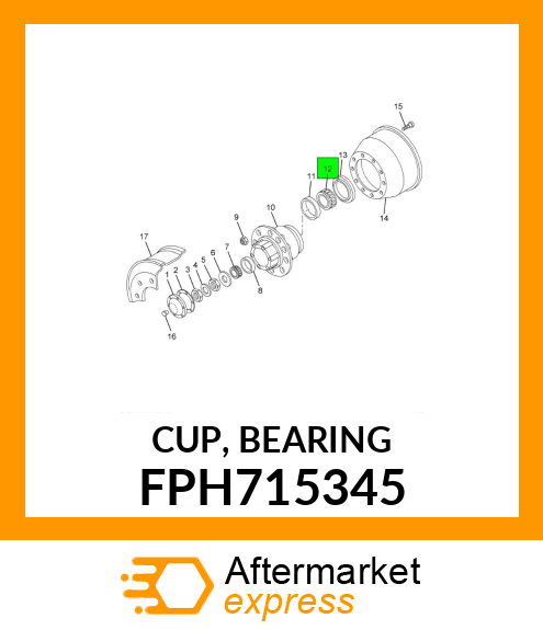 CUP, BEARING FPH715345