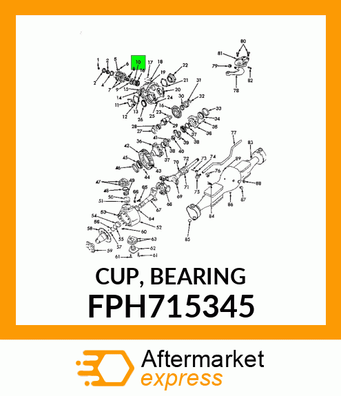 CUP, BEARING FPH715345