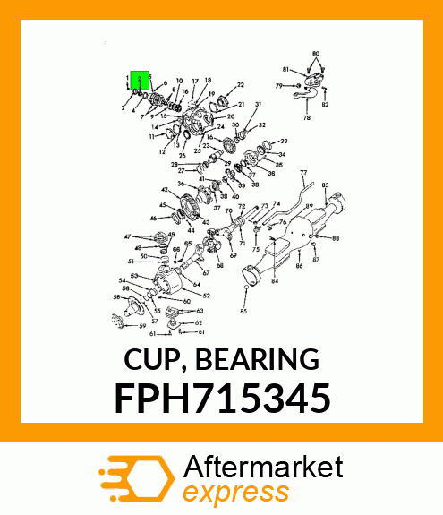 CUP, BEARING FPH715345