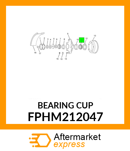 BEARING CUP FPHM212047