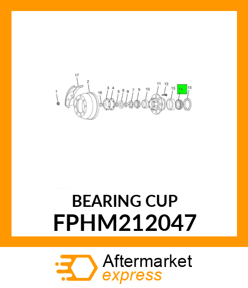 BEARING CUP FPHM212047