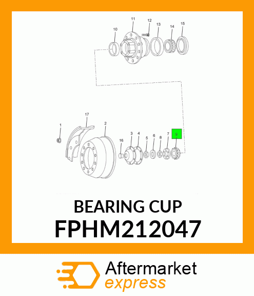 BEARING CUP FPHM212047