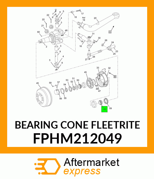 BEARING CONE FLEETRITE FPHM212049