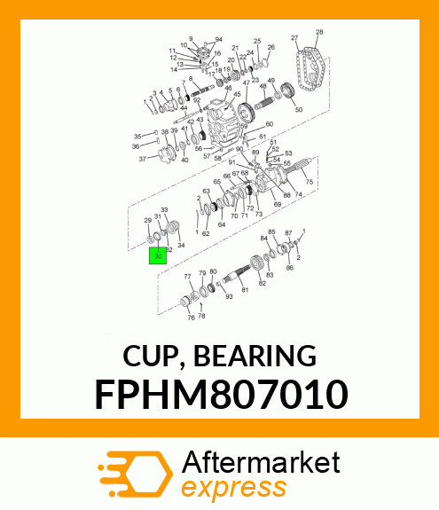 CUP, BEARING FPHM807010