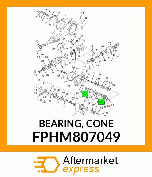 BEARING, CONE FPHM807049