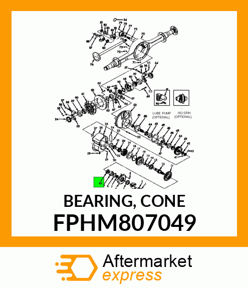 BEARING, CONE FPHM807049