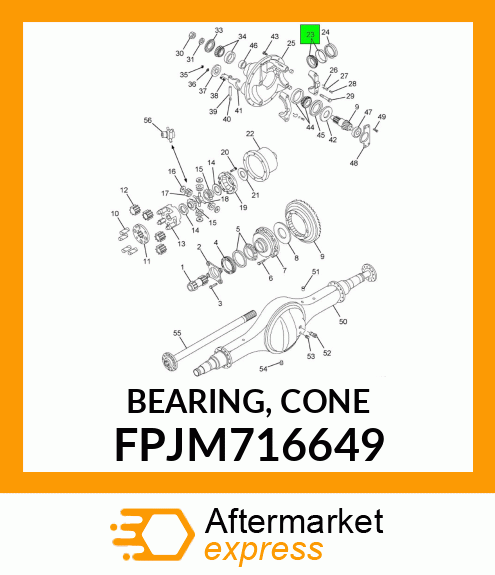 BEARING, CONE FPJM716649