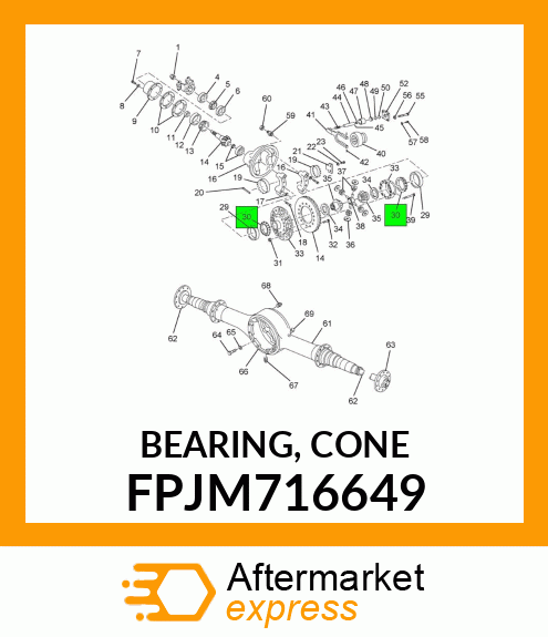 BEARING, CONE FPJM716649