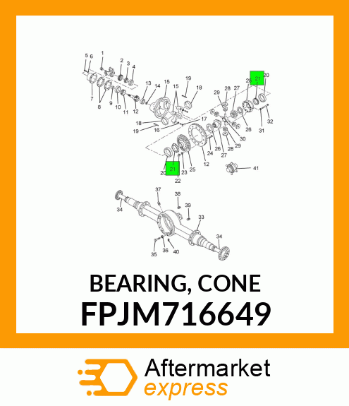 BEARING, CONE FPJM716649