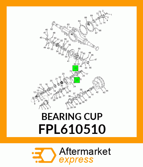 BEARING CUP FPL610510