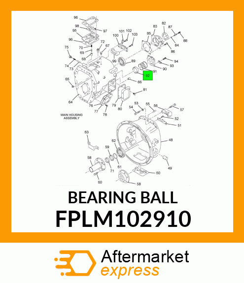 BEARING BALL FPLM102910