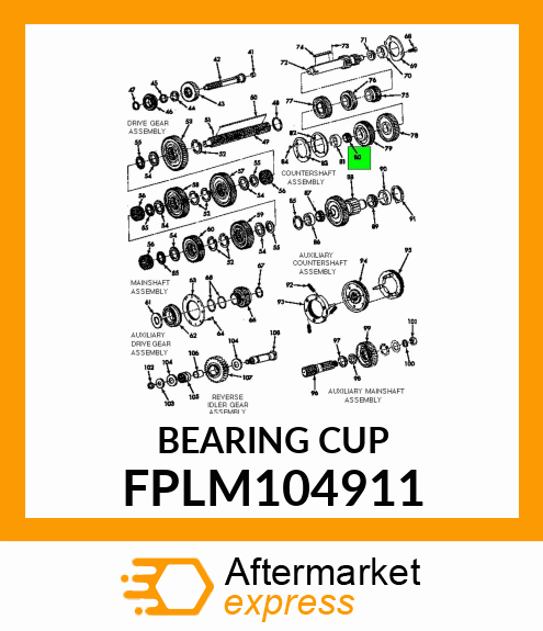 BEARING CUP FPLM104911