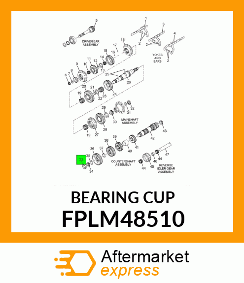 BEARING CUP FPLM48510