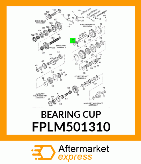 BEARING CUP FPLM501310