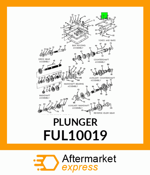 PLUNGER SHIFT BLOCK FUL10019